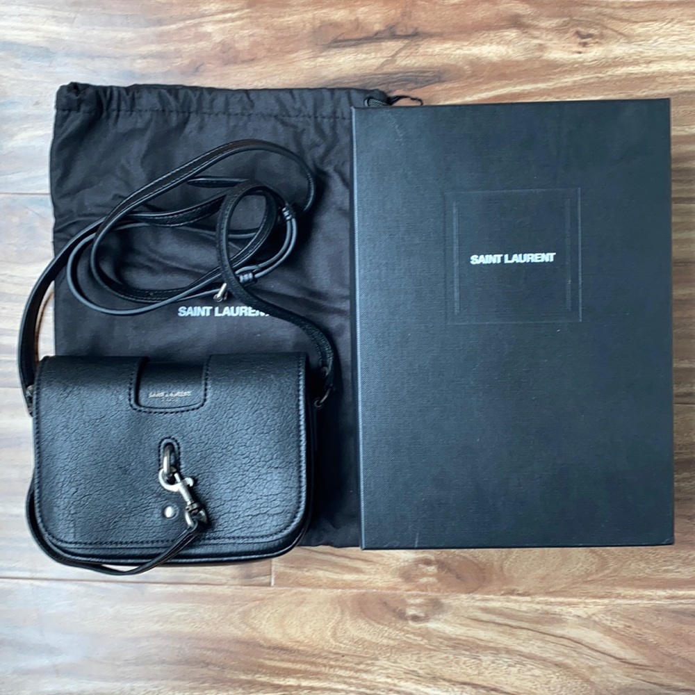 Saint Laurent Black Charlotte Toy Crossbody Bag